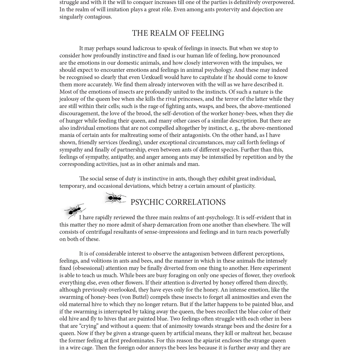 Ants and Some Other Insects