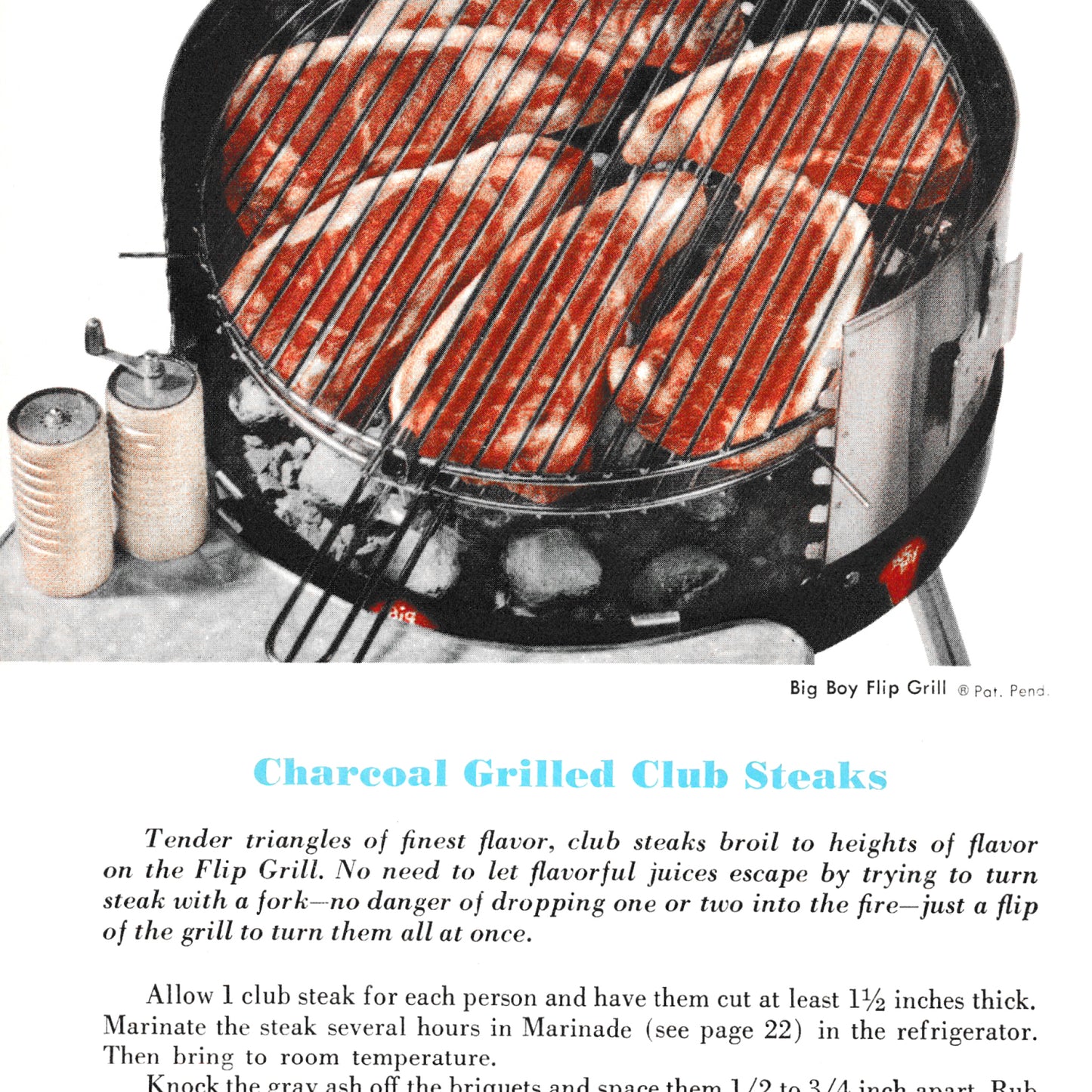 Big Boy Barbecue Book 1956