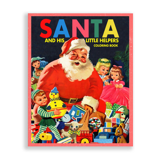 Santa and his Little Helpers Coloring Book