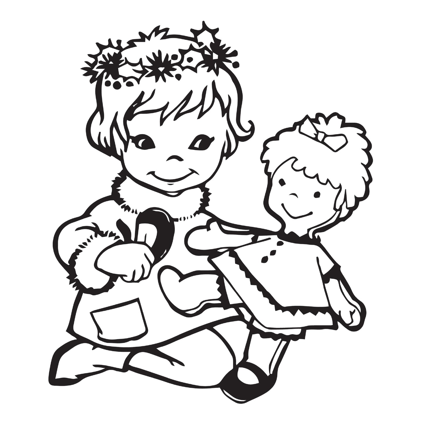 Santa and his Little Helpers Coloring Book