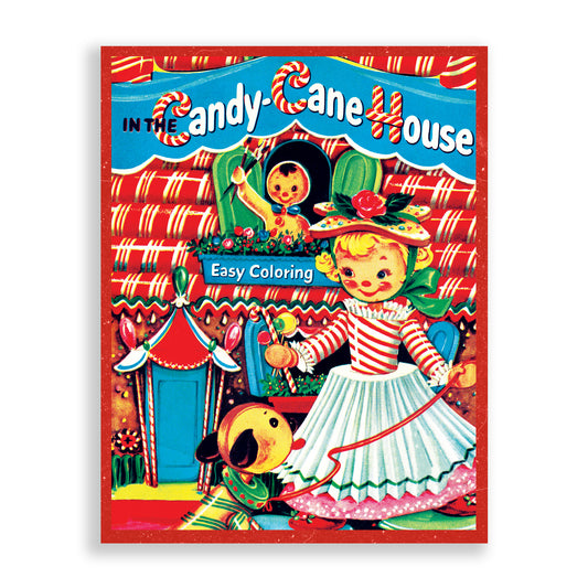 In The Candy-Cane House (Easy Coloring)
