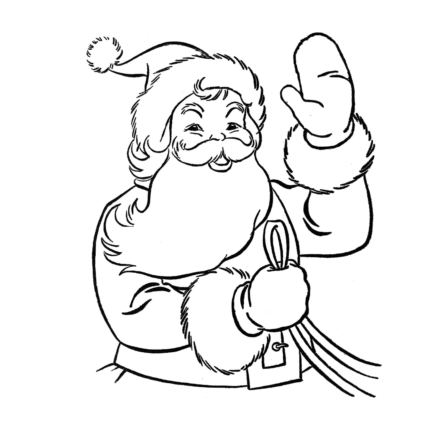 In The Candy-Cane House (Easy Coloring)