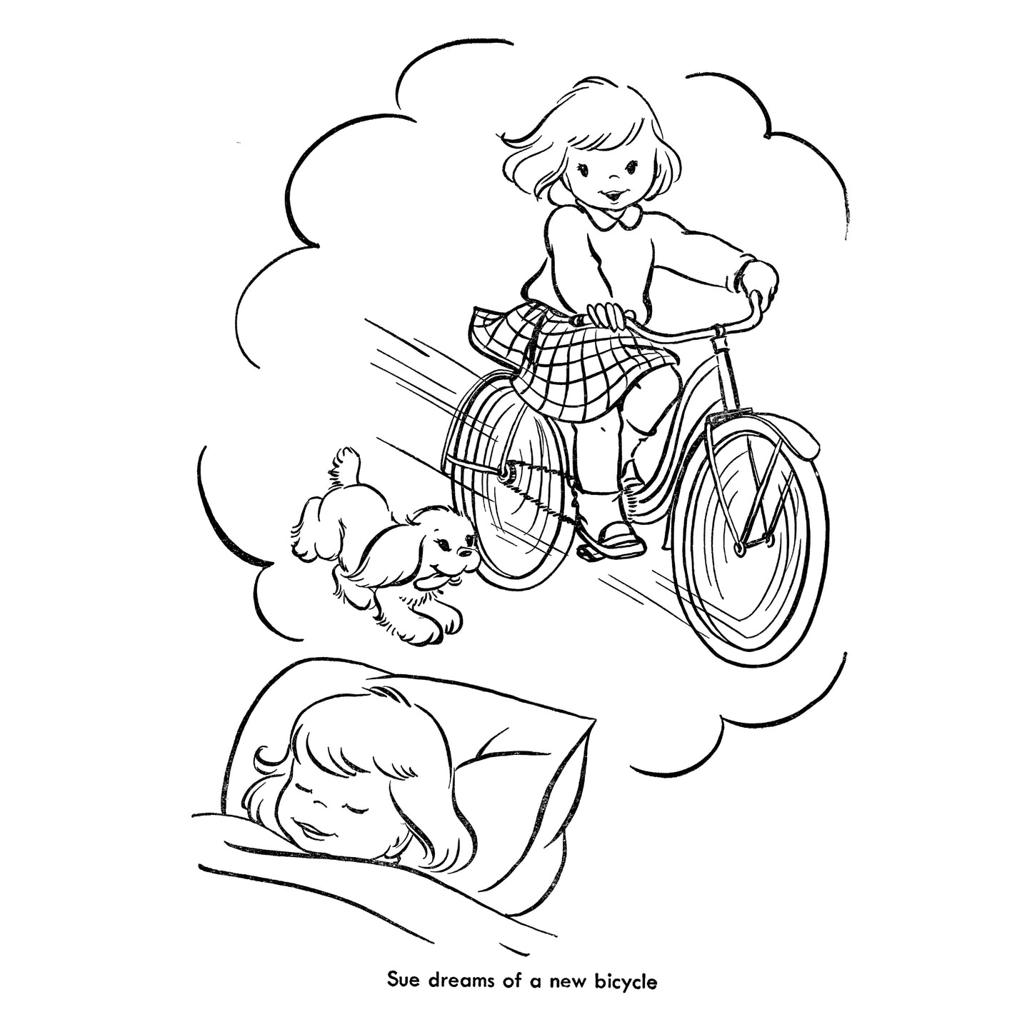 Little Miss Christmas and Santa Coloring Book