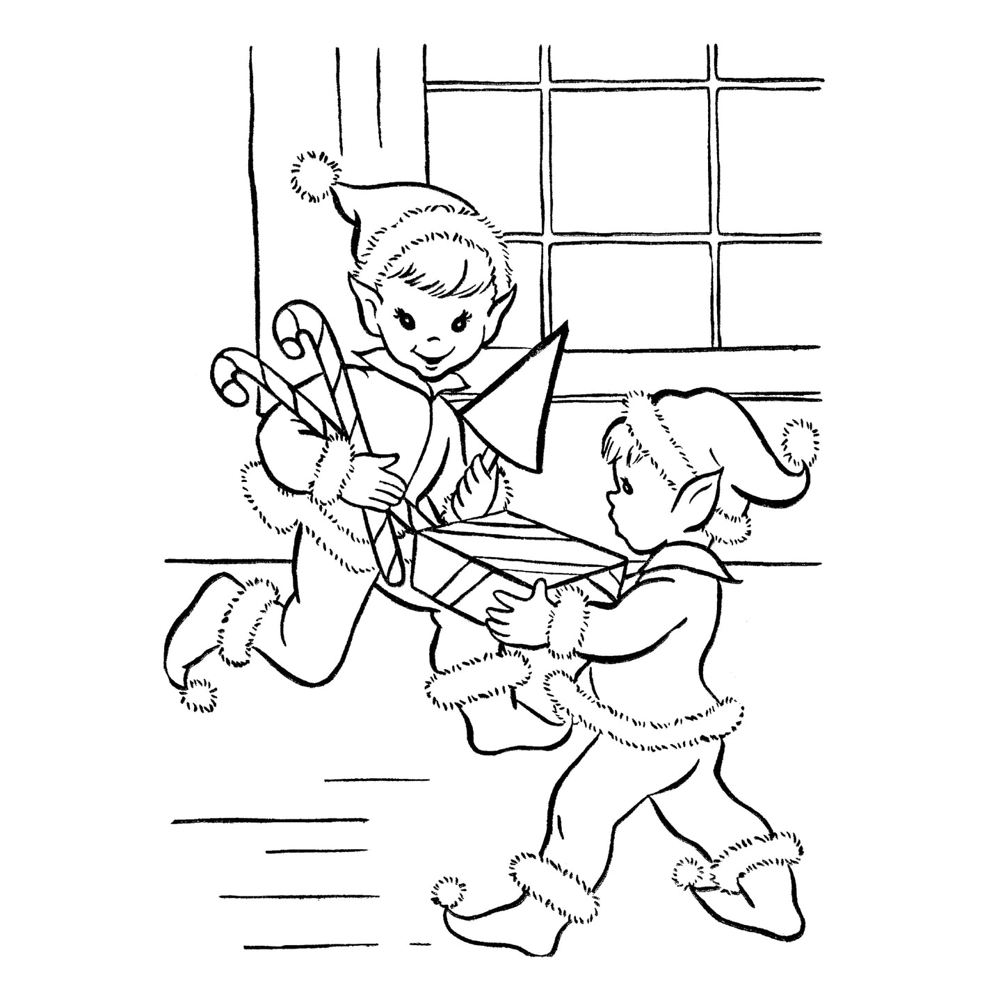 Merry Coloring Christmas Coloring Book