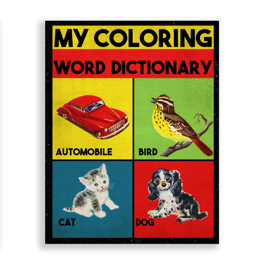 My Coloring Word Dictionary