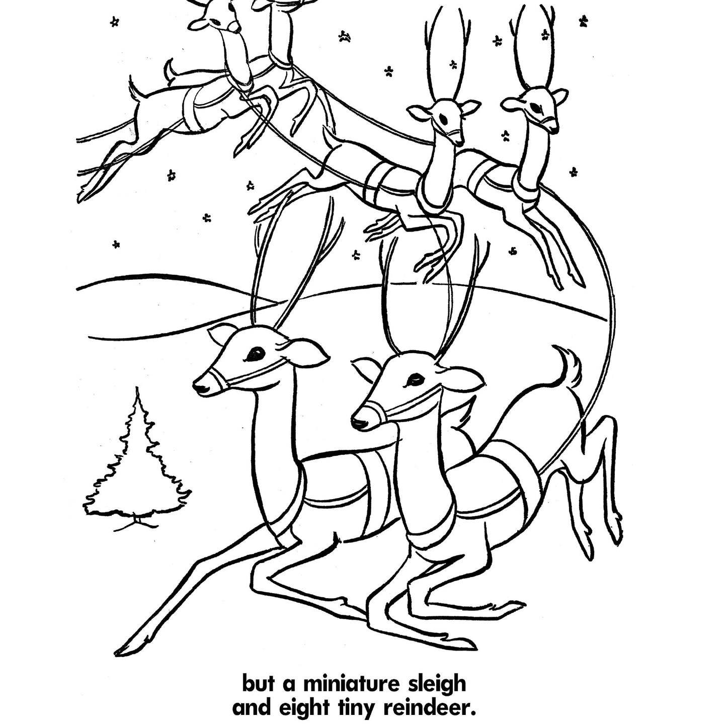 The Night Before Christmas Book to Color