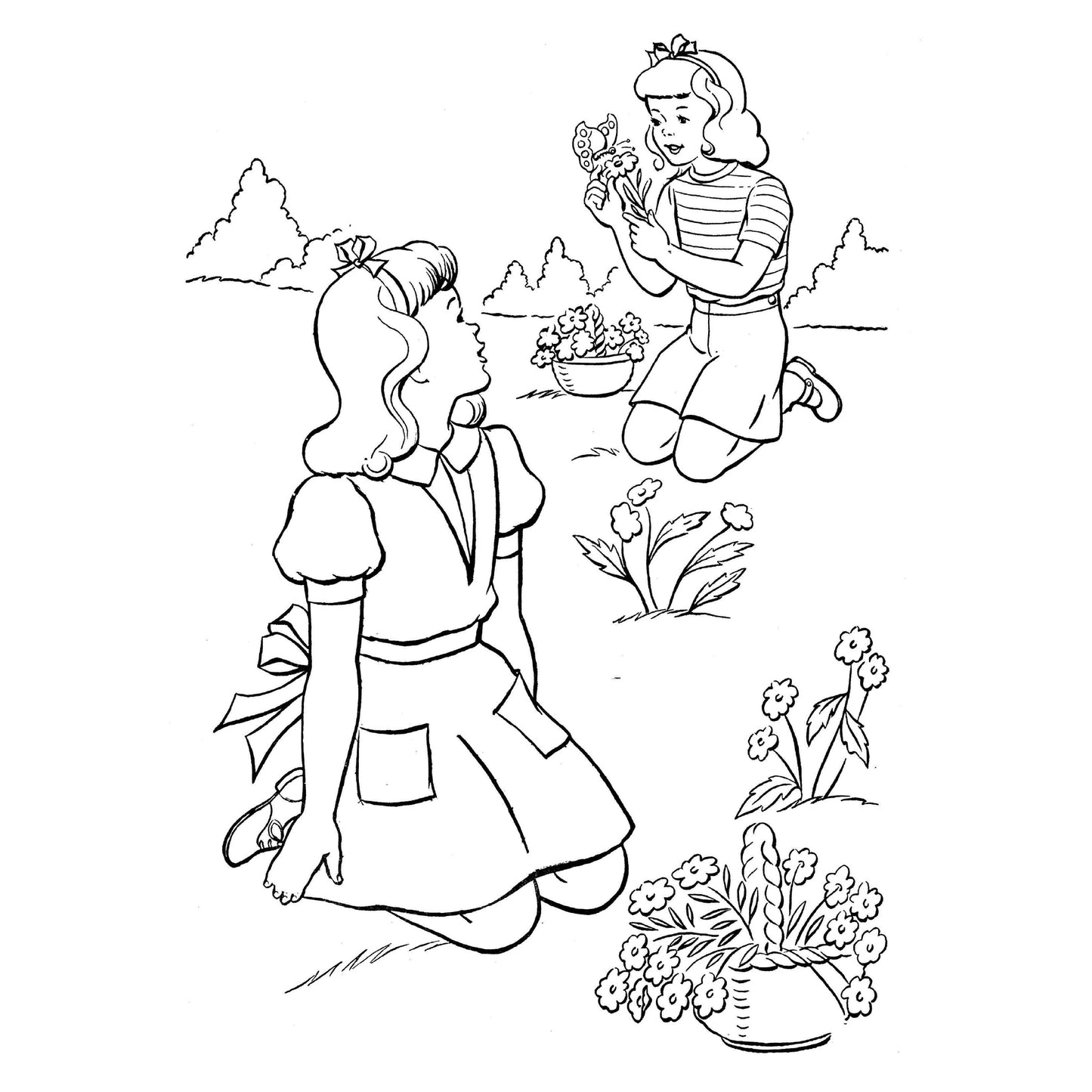 Peter Cottontail Paints His Friends