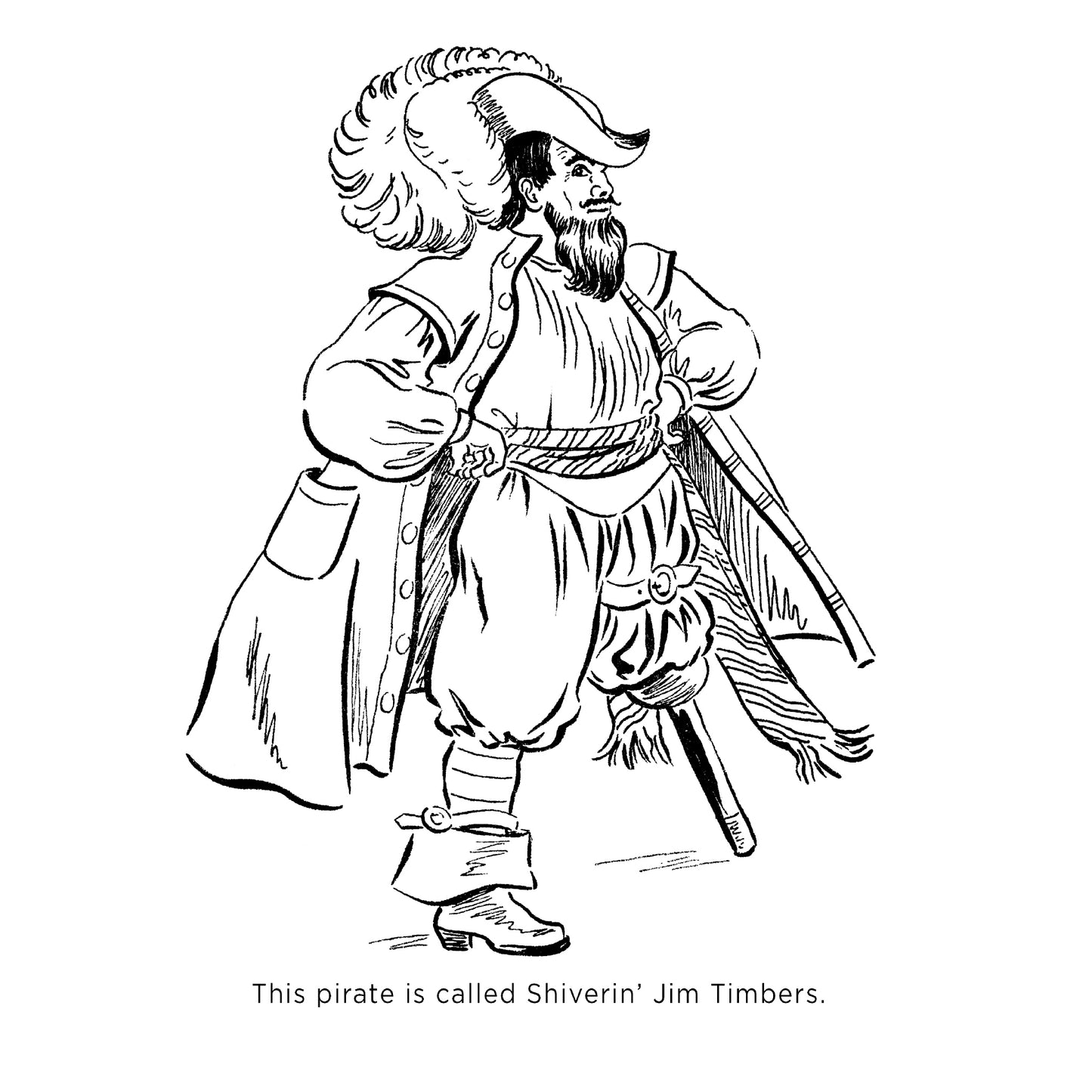 Let's Play Pirates Coloring Book