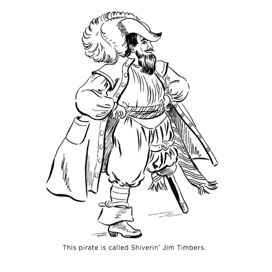 Let's Play Pirates Coloring Book