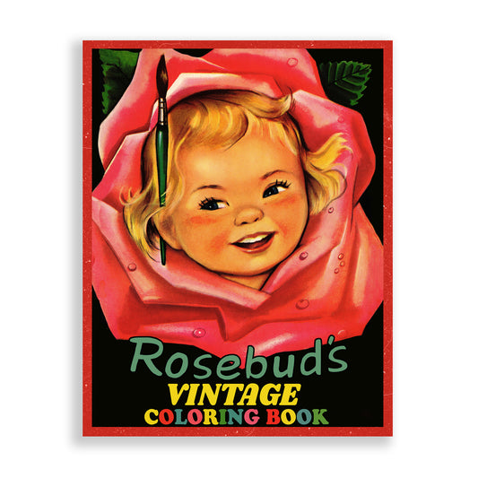 Rosebud's Vintage Coloring Book