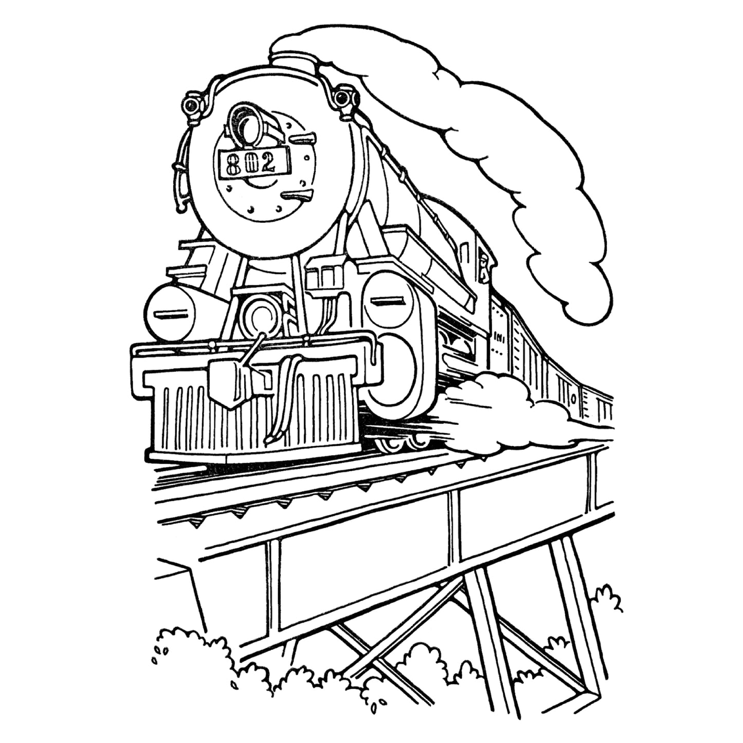 Trains to Color